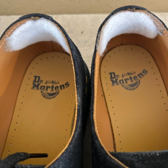 Dr Martens Unisex Black Raw Nubuck Suede 1461 Aw004 Oxfords Sz 12M 13W - Picture 13 of 13